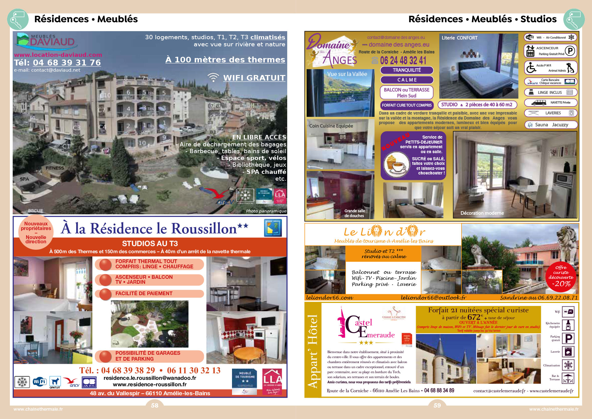 Amélie les Bains Tourisme › Découvrir › Thermalisme et Bienêtre › Brochure Thermes d'Amélie Amélie les Bains Tourisme › Découvrir › Thermalisme et Bienêtre › Brochure Thermes d'Amélie